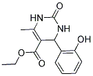 Ethyl 4-(2-hydroxyphenyl)-6-methyl-2-oxo-1,2,3,4-tetrahydropyrimidine-5-carboxylate 结构式