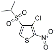 3-CHLORO-4-(ISOPROPYLSULFONYL)-2-NITROTHIOPHENE 结构式