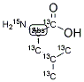 L-LEUCINE-13C6, 15N 结构式