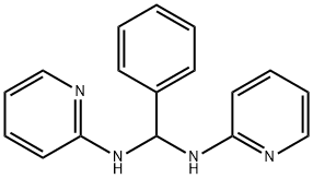 N-[PHENYL(2-PYRIDINYLAMINO)METHYL]-N-(2-PYRIDINYL)AMINE 结构式