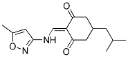 2-(((5-METHYLISOXAZOL-3-YL)AMINO)METHYLENE)-5-(2-METHYLPROPYL)CYCLOHEXANE-1,3-DIONE 结构式