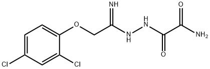 2-(2-[2-(2,4-DICHLOROPHENOXY)ETHANIMIDOYL]HYDRAZINO)-2-OXOACETAMIDE