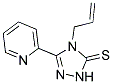 4-Allyl-3-(2-pyridyl)-4,5-dihydro-1H-1,2,4-triazole-5-thione 结构式