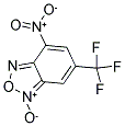 4-NITRO-6-(TRIFLUOROMETHYL)-2,1,3-BENZOXADIAZOL-1-IUM-1-OLATE 结构式