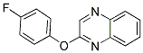 2-(4-FLUOROPHENOXY)QUINOXALINE 结构式