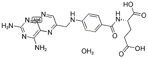 4-AMINOFOLIC ACID HYDRATE 结构式