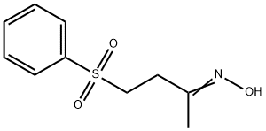 4-(PHENYLSULFONYL)-2-BUTANONE OXIME 结构式