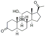 5-ALPHA-PREGNAN-11-ALPHA-OL-3,20-DIONE 结构式