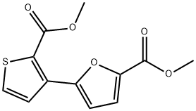 METHYL 5-[2-(METHOXYCARBONYL)-3-THIENYL]-2-FUROATE 结构式