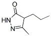 3-METHYL-4-PROPYL-4,5-DIHYDRO-1H-PYRAZOL-5-ONE 结构式