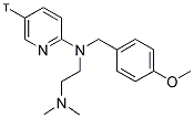 MEPYRAMINE [PYRIDINYL 5-3H]- 结构式