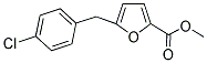 METHYL 5-(4-CHLOROBENZYL)-2-FUROATE 结构式