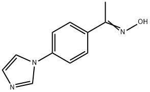 1-[4-(1H-IMIDAZOL-1-YL)PHENYL]-1-ETHANONE OXIME 结构式