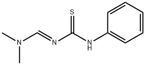 N-[(DIMETHYLAMINO)METHYLENE]-N'-PHENYLTHIOUREA 结构式