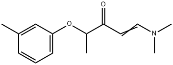 1-(DIMETHYLAMINO)-4-(3-METHYLPHENOXY)-1-PENTEN-3-ONE 结构式