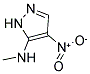 N-METHYL-4-NITRO-1H-PYRAZOL-5-AMINE 结构式