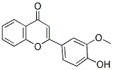 4'-HYDROXY-3'-METHOXYFLAVONE 结构式