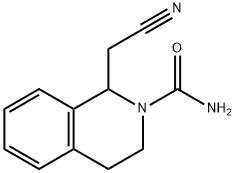 1-(CYANOMETHYL)-3,4-DIHYDRO-2(1H)-ISOQUINOLINECARBOXAMIDE 结构式