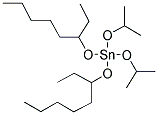 双(乙基己氧基)异丙醇锡, 98% (METALS BASIS) 结构式