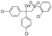 1,1-BIS(4-CHLOROPHENYL)-2-[(2-CHLOROPHENYL)SULFONYL]-1-ETHANOL 结构式