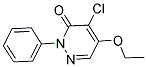 4-CHLORO-5-ETHOXY-2-PHENYL-3(2H)-PYRIDAZINONE 结构式