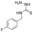 N-(4-FLUOROBENZYL)HYDRAZINECARBOTHIOAMIDE 结构式