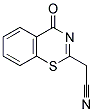 2-(4-OXOBENZO[C]2,6-THIAZIN-2-YL)ETHANENITRILE 结构式