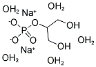 BETA-GLYCEROPHOSPHATE DISODIUM SALT PENTAHYDRATE 结构式