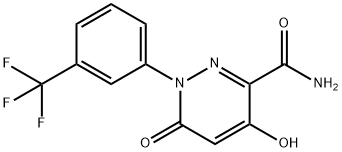 4-HYDROXY-6-OXO-1-[3-(TRIFLUOROMETHYL)PHENYL]-1,6-DIHYDRO-3-PYRIDAZINECARBOXAMIDE