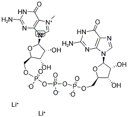 M7G(5')PPP(5')G, DILITHIUM SALT 结构式