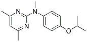 N-(4-ISOPROPOXYPHENYL)-N-METHYL-4,6-DIMETHYL-2-PYRIMIDINAMINE 结构式