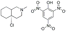 4A-CHLORO-2-METHYLDECAHYDROISOQUINOLINE PICRATE 结构式