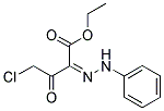 ETHYL 4-CHLORO-3-OXO-2-(2-PHENYLHYDRAZONO)BUTANOATE 结构式