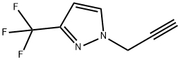 1-(丙-2-炔-1-基)-3-(三氟甲基)-1H-吡唑 结构式