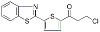 1-[5-(1,3-BENZOTHIAZOL-2-YL)-2-THIENYL]-3-CHLOROPROPAN-1-ONE 结构式