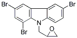 1,3,6-TRIBROMO-9-(OXIRAN-2-YLMETHYL)-9H-CARBAZOLE 结构式