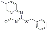 2-(BENZYLSULFANYL)-7-METHYL-4H-PYRIDO[1,2-A][1,3,5]TRIAZIN-4-ONE 结构式