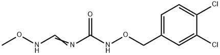 N-[(3,4-DICHLOROBENZYL)OXY]-N-[(METHOXYIMINO)METHYL]UREA 结构式