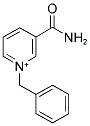 3-(AMINOCARBONYL)-1-BENZYLPYRIDINIUM 结构式