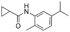 CYCLOPROPYL-N-(2-METHYL-5-(ISOPROPYL)PHENYL)FORMAMIDE 结构式