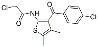 N1-[3-(4-CHLOROBENZOYL)-4,5-DIMETHYL-2-THIENYL]-2-CHLOROACETAMIDE 结构式