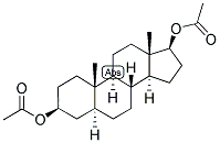 5-ALPHA-ANDROSTAN-3-BETA, 17-BETA-DIOL DIACETATE 结构式