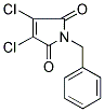1-BENZYL-3,4-DICHLORO-1H-PYRROLE-2,5-DIONE 结构式