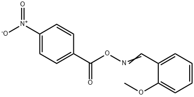 1-METHOXY-2-(([(4-NITROBENZOYL)OXY]IMINO)METHYL)BENZENE 结构式