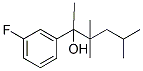 2-(3-FLUOROPHENYL)-3,3,5-TRIMETHYLHEXAN-2-OL 结构式