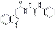 1-(2-INDOL-3-YLACETYL)-4-PHENYLTHIOSEMICARBAZIDE 结构式