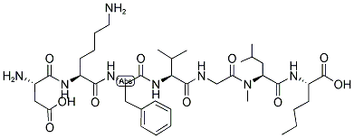 DKFVG-(NMEL)-NIE-NH2 结构式