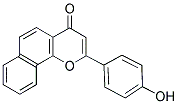 4'-HYDROXY-ALPHA-NAPHTHOFLAVONE 结构式