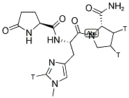 THYROTROPIN RELEASING HORMONE(3-METHYL-HISTIDINE2), [L-HISTIDYL-4-3H(N), L-PROPYL-3,4-3H(N)]- 结构式