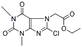 ETHYL 2-(8-CHLORO-1,3-DIMETHYL-2,6-DIOXO-2,3,6,7-TETRAHYDRO-1H-PURIN-7-YL)ACETATE 结构式